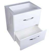 Тумба под раковину Style Line Каре 80 Люкс Plus подвесная Белый арт-СС-00002270 — фото 2, Тумбы под раковину