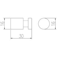 Крючок Rav Slezak Colorado Бронза арт-COA0103/30SM — фото 2, Крючки для полотенец