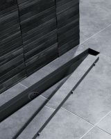 Душевой лоток Timo Drain System 70 с Черной матовой решеткой / под плитку арт-DS230207/03 — фото 3, Душевые лотки