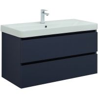 Тумба под раковину Aquanet Вега 2.0 100 подвесная Маренго арт-337945 — фото 1, Тумбы под раковину