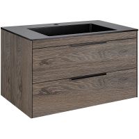 Товар: Тумба под раковину Vincea Chiara 2D 80 подвесная R.Oak арт-VMC-2C2800RO - фото 5 Тумба под раковину Vincea Chiara 2D 80 подвесная R.Oak арт-VMC-2C2800RO — фото 5, Тумбы под раковину