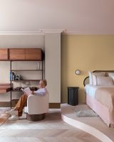 Обои Grandeco Atmosphere Винил на флизелине (0,53*10,05) Бежевый, Рогожка арт-AT1003 — фото 3, Обои для стен