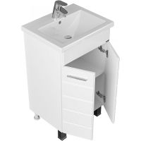 Тумба под раковину СанТа Омега 50 Белая арт-207001 — фото 2, Тумбы под раковину