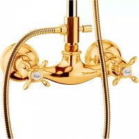 Душевая система Webert Ottocento Золото арт-OT760405010 — фото 3, Душевые стойки