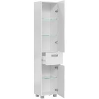 Шкаф пенал Volna Joli 40 Белый арт-pnJOLI40-01 — фото 2, Пеналы для ванной комнаты