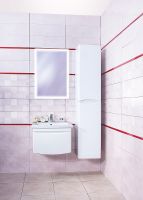 Тумба под раковину Бриклаер Вега 50 подвесная Белый глянец арт-4627125414046 — фото 8, Тумбы под раковину