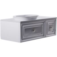 Подвесной шкаф Astra Form Шарм 35 0 распашной Белый матовый арт-3350003 — фото 3, Шкафы для ванной