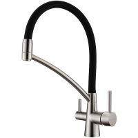 Смеситель для кухни Paulmark Siegen Никель арт-Si213111-NI — фото 1, Смесители для кухни