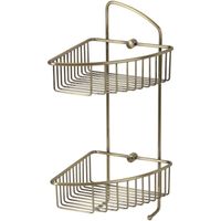 Полка корзина Veragio Basket угловая Бронза арт-VR.GFT-9037.BR — фото 1, Полки для ванной и душа