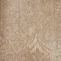 Обои Zambaiti Parati Trussardi V Винил на флизелине (0,7*10) Коричневый/Бронзовый, Дамаск/Полоса арт-21814 — фото 1, Обои для стен