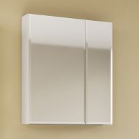 Зеркальный шкаф Marka One Mix 70 Белый арт-У37179 — фото 2, Зеркальные шкафы в ванную