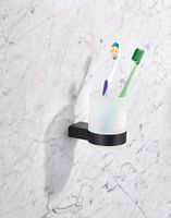 Товар: Стакан для зубных щеток Milacio Ultra Черный матовый арт-MCU.961.MB - фото 3 Стакан для зубных щеток Milacio Ultra Черный матовый арт-MCU.961.MB — фото 3, Стаканы для зубных щеток