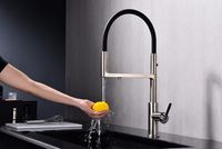 Смеситель для кухни Paulmark Tornado Никель арт-To213402-NI — фото 3, Смесители для кухни