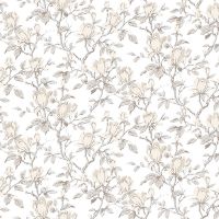 Обои Milassa Status IV Флизелин (1*10,05) Белый/Серый, Цветы арт-MR1 001 — фото 1, Обои для стен