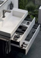 Тумба под раковину Clarberg Logic 100 R подвесная Белая арт-LOG0110R — фото 5, Тумбы под раковину