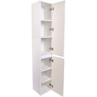 Шкаф пенал Style Line Даллас Люкс Plus 30 Белый арт-СС-00002427 — фото 4, Пеналы для ванной комнаты