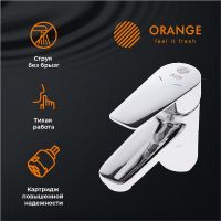 Смеситель для раковины Orange Loop Хром арт-M26-021cr — фото 2, Смесители для раковины