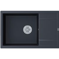 Кухонная мойка Paulmark Flugen 60 Антрацит арт-PM317850-AN — фото 1, Кухонные мойки