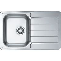 Кухонная мойка Alveus Line 80 NAT-90 790x500 Натуральная сталь арт-1066750 — фото 1, Кухонные мойки