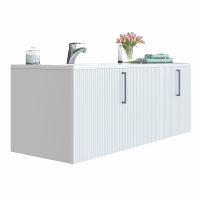 Тумба с раковиной SanVit Рольф L 120 подвесная Белый глянец арт-krolfL120 — фото 4, Тумбы с раковиной