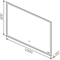 Зеркало AM.PM Spirit v2.0 100 с подогревом с подсветкой и сенсорным выключателем арт-M71AMOX1001SA — фото 10, Зеркала в ванную комнату