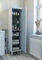 Шкаф пенал Caprigo Borgo 40 R Белый матовый арт-33450R-B231 — фото 2, Пеналы для ванной комнаты