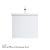 Тумба под раковину AM.PM Gem 60 2 подвесная Белая арт-M90FHX06022WG — фото 5, Тумбы под раковину