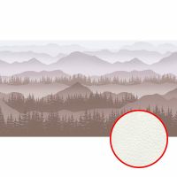 Фреска Ortograf Горы 33627 Фактура флок FLK Флизелин (5,5*3) Розовый/Сиреневый, Горы/Абстракция арт-33627 (флок FLK) — фото 1, Фрески