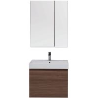 Комплект мебели для ванной Aquanet Нью-Йорк 70 подвесной Шпон Орех арт-211660 — фото 1, Комплекты мебели для ванной