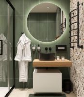 Тумба с раковиной STWORKI Ольборг 80 подвесная Белая матовая Дуб французский арт-486640 — фото 13, Тумбы с раковиной