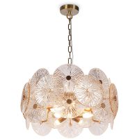 Подвесной светильник Maytoni Modern Aster Золото Прозрачный арт-MOD007PL-08G — фото 3, Подвесные светильники