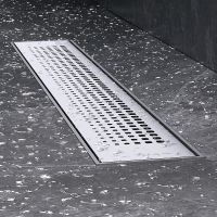 Душевой лоток AM.PM PrimeFlow 50 с решеткой Хром матовый Cut Gradient арт-W02SC-P11-050-01SB — фото 6, Душевые лотки