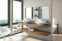 Раковина Кировит Гамма 600 Белая арт-Вн Крв68 — фото 3, Раковины накладные