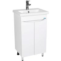 Тумба под раковину VIANT Рим 50 Белая арт-VRIM50CO-T2ST — фото 1, Тумбы под раковину