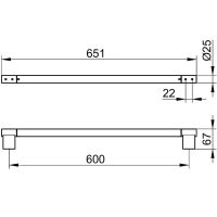 Полотенцедержатель Keuco Plan 14901 370600 Черный матовый арт-14901370600 — фото 8, Полотенцедержатели