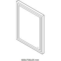 Зеркало AM.PM Gem 60 с подсветкой с ИК-сенсорным выключателем арт-M91AMOX0601WG — фото 10, Зеркала в ванную комнату