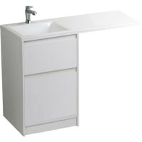 Тумба под раковину BelBagno Kraft 120 Bianco Opaco арт-KRAFT-LVD-580/1200-2C-PIA-BO — фото 1, Тумбы под раковину