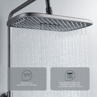 Душевая система Splenka Графит матовый арт-S06.24.09 — фото 3, Душевые стойки