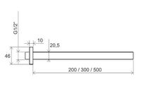 Кронштейн для верхнего душа Ravak 705.00 Хром арт-X07P180 — фото 4, Кронштейны для верхнего душа