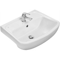 Товар: Раковина Santek Лонги 55 Белая арт-1WH501755 - фото 4 Раковина Santek Лонги 55 Белая арт-1WH501755 — фото 4, Раковины подвесные