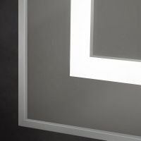 Зеркало BelBagno Kraft 120 с подсветкой Сатин с сенсорным выключателем арт-SPC-KRAFT-1200-800-SENS-AL — фото 4, Зеркала в ванную комнату