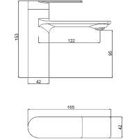 Товар: Смеситель для раковины Orange Berni Хром арт-M09-021cr - фото 8 Смеситель для раковины Orange Berni Хром арт-M09-021cr — фото 8, Смесители для раковины