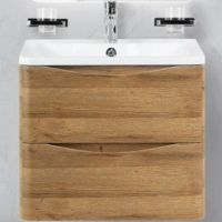 Тумба под раковину BelBagno подвесная Rovere Rustico арт-ACQUA-600-2C-SO-RR — фото 1, Тумбы под раковину