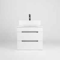 Тумба под раковину VIANT Марсель 66 подвесная Белая арт-VMAR66N-T2YP — фото 3, Тумбы под раковину