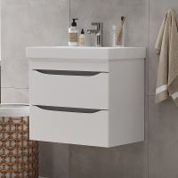 Тумба под раковину Volna Lake 60.2Y подвесная Белая арт-tpLAKE60.2Y-01 — фото 3, Тумбы под раковину