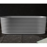 Ванна из искусственного камня Abber Stein 170x80 без гидромассажа арт-AS9650 — фото 2, Ванны из искусственного камня