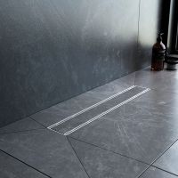 Душевой лоток AM.PM PrimeFlow 50 с решеткой Хром матовый / под плитку Tile арт-W02SC-U11-050-04SB — фото 11, Душевые лотки