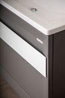 Тумба под раковину Бриклаер Берлин 80 подвесная Оникс серый арт-4627125416156 — фото 9, Тумбы под раковину