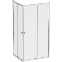 Душевой уголок AM.PM Sunny 100х80 профиль Хром матовый стекло прозрачное арт-W87G-403-10080-MT — фото 9, Прямоугольные душевые уголки