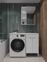 Товар: Тумба с раковиной Orange Kandy 110 R Белый глянец арт-OPKD-110TUW+RAR - фото 5 Тумба с раковиной Orange Kandy 110 R Белый глянец арт-OPKD-110TUW+RAR — фото 5, Тумбы с раковиной